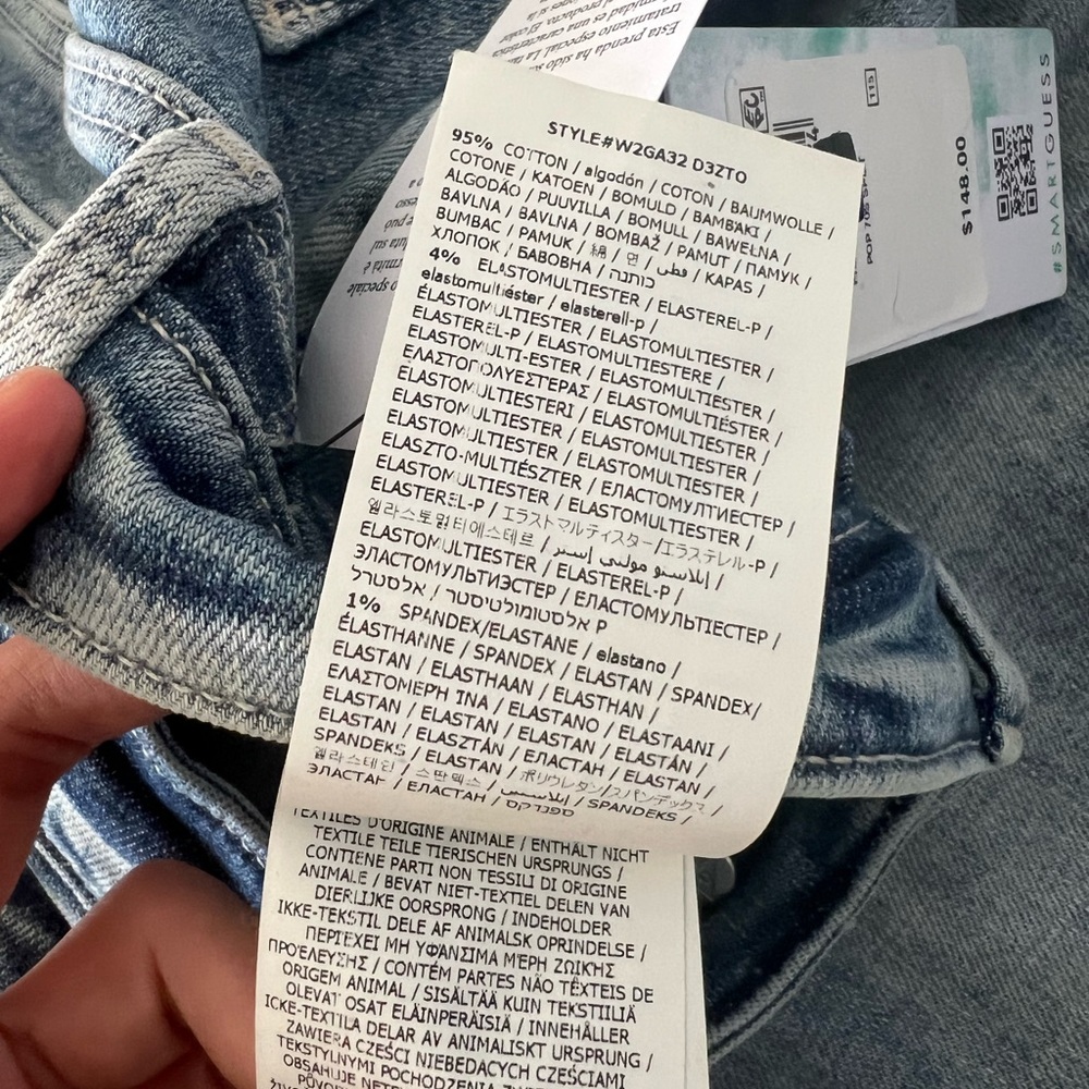 Guess Boot High Pop 70s Split Jeans - Picture 6 of 12